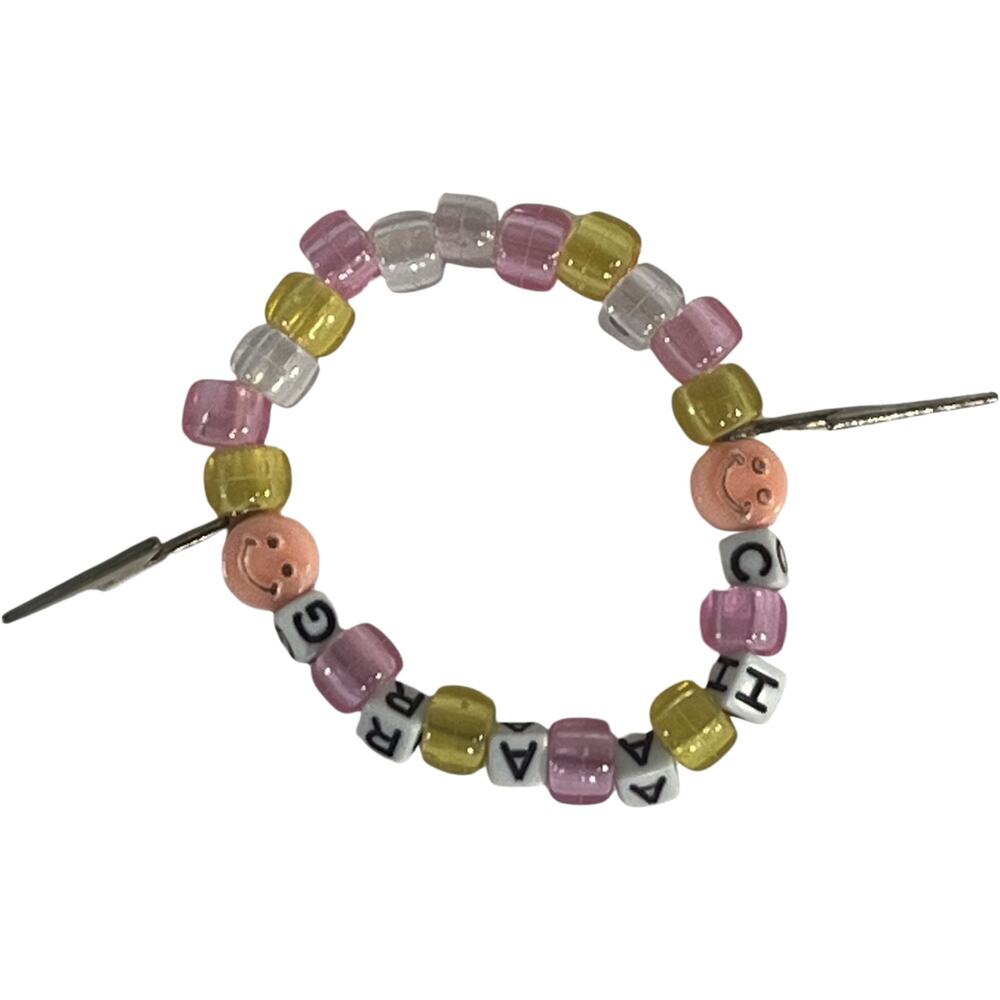 CNU CHAARG Beaded Bracelet Gold Lightning Charm